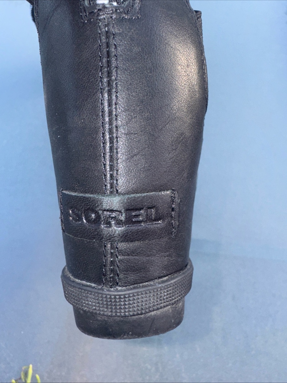 Sorel Black Elastic Strap Wedge Sandals-SZ 9 - Picture 4 of 5